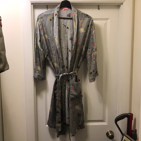 Silk Karen Mabon Great Gatsby Anthropologie Robe - Picture 1 of 7